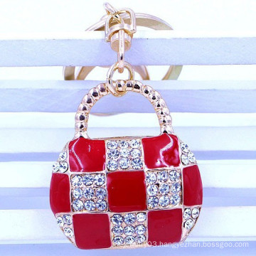 American hot mini bag shape custom souvenir metal keychain